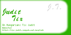 judit tix business card